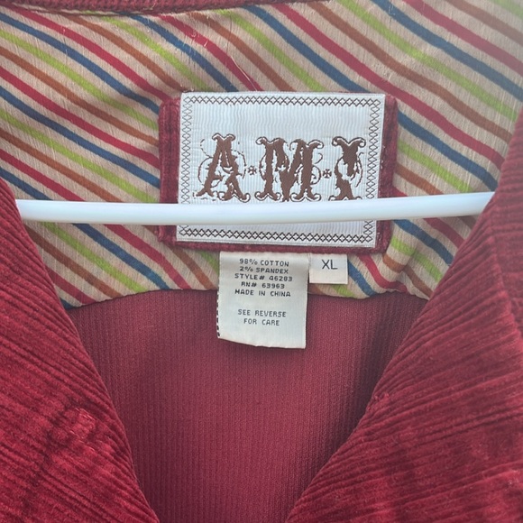 AMX corduroy jacket, vintage preloved gently used,size XL - Picture 2 of 4